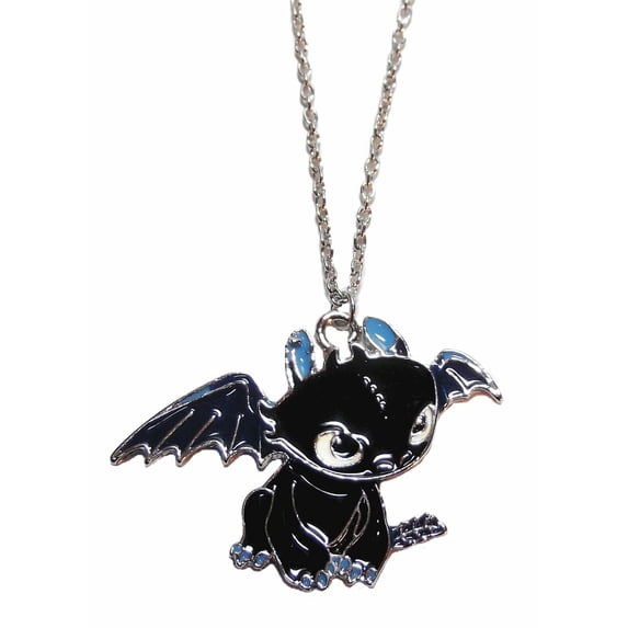 How to Train Your Dragon Toothless Night Fury Character Pendant Necklace