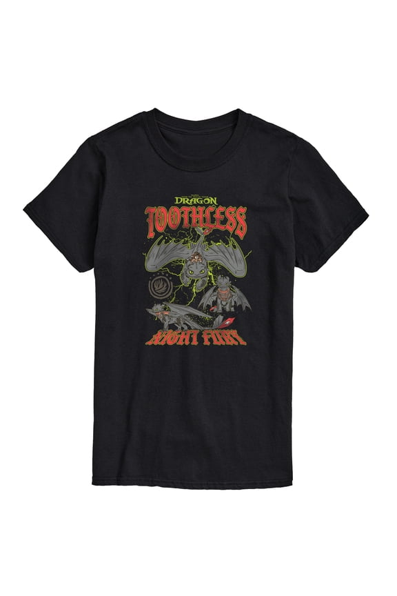 - Toothless Night Fury - Men's Short Sleeve Graphic T-Shirt