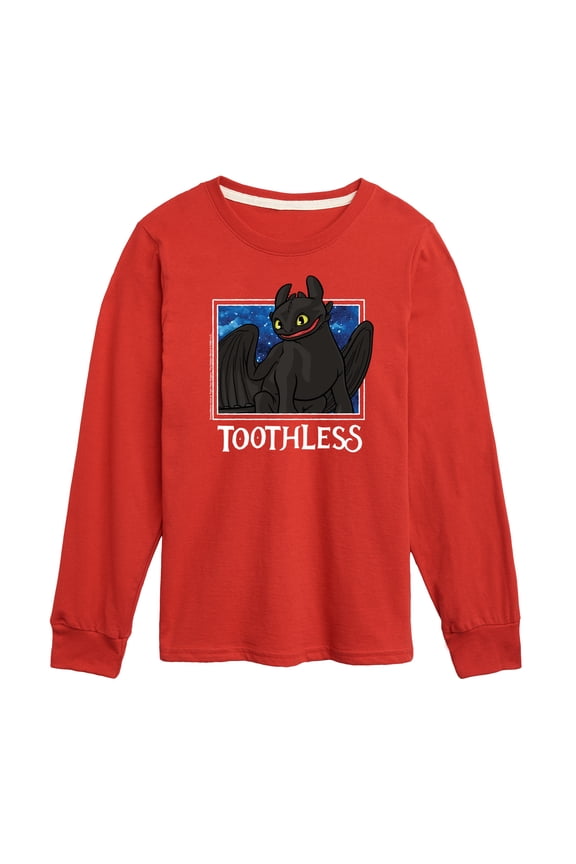 - Toothless Stars - Toddler & Youth Long Sleeve Graphic T-Shirt