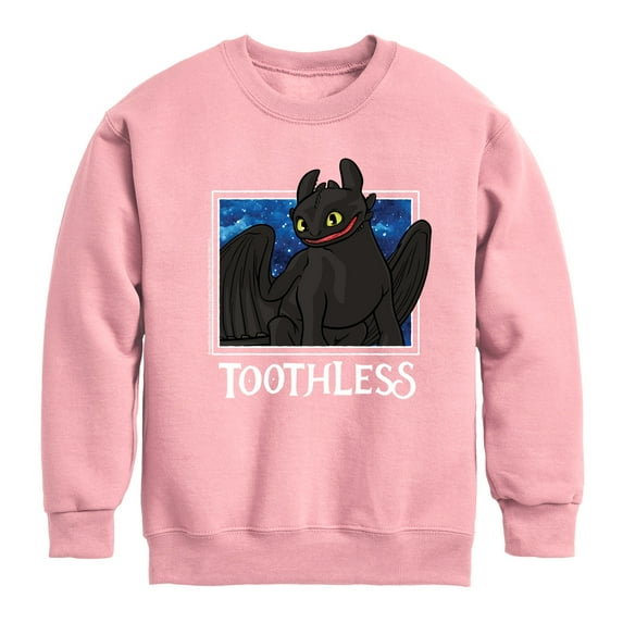 How to Train Your Dragon - Toothless Stars - Toddler & Youth Crewneck Fleece Sweatshirt