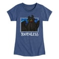 thumbnail image 1 of How to Train Your Dragon - Toothless Stars - Toddler & Youth Girls Short Sleeve Graphic T-Shirt, 1 of 5