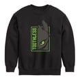 thumbnail image 1 of How to Train Your Dragon - Toothless - Toddler & Youth Crewneck Fleece Sweatshirt, 1 of 5