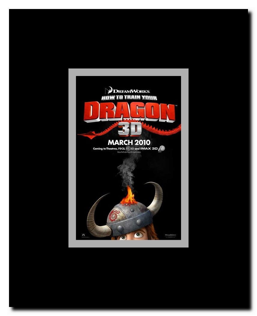 How to Train Your Dragon - style A Framed Movie Poster