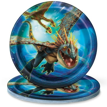 How to Train Your Dragon: the Hidden World - 7 Inch Desert Plates [8 per Pack]