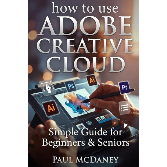 How to Use Adobe Creative Cloud: SIMPLE GUIDE FOR BEGINNERS & SENIORS.: Step-by-Step Tutorials, Time-Saving Workflow, (Paperback)
