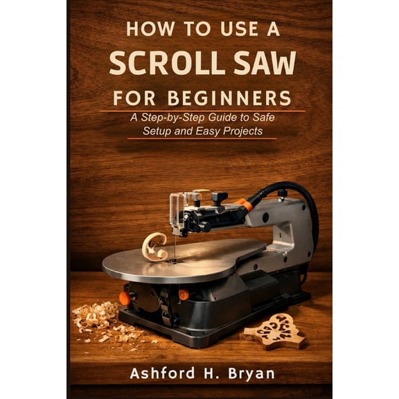How to Use a Scroll Saw for Beginners: A Step-by-Step Guide to Safe Setup and Easy Projects, (Paperback)
