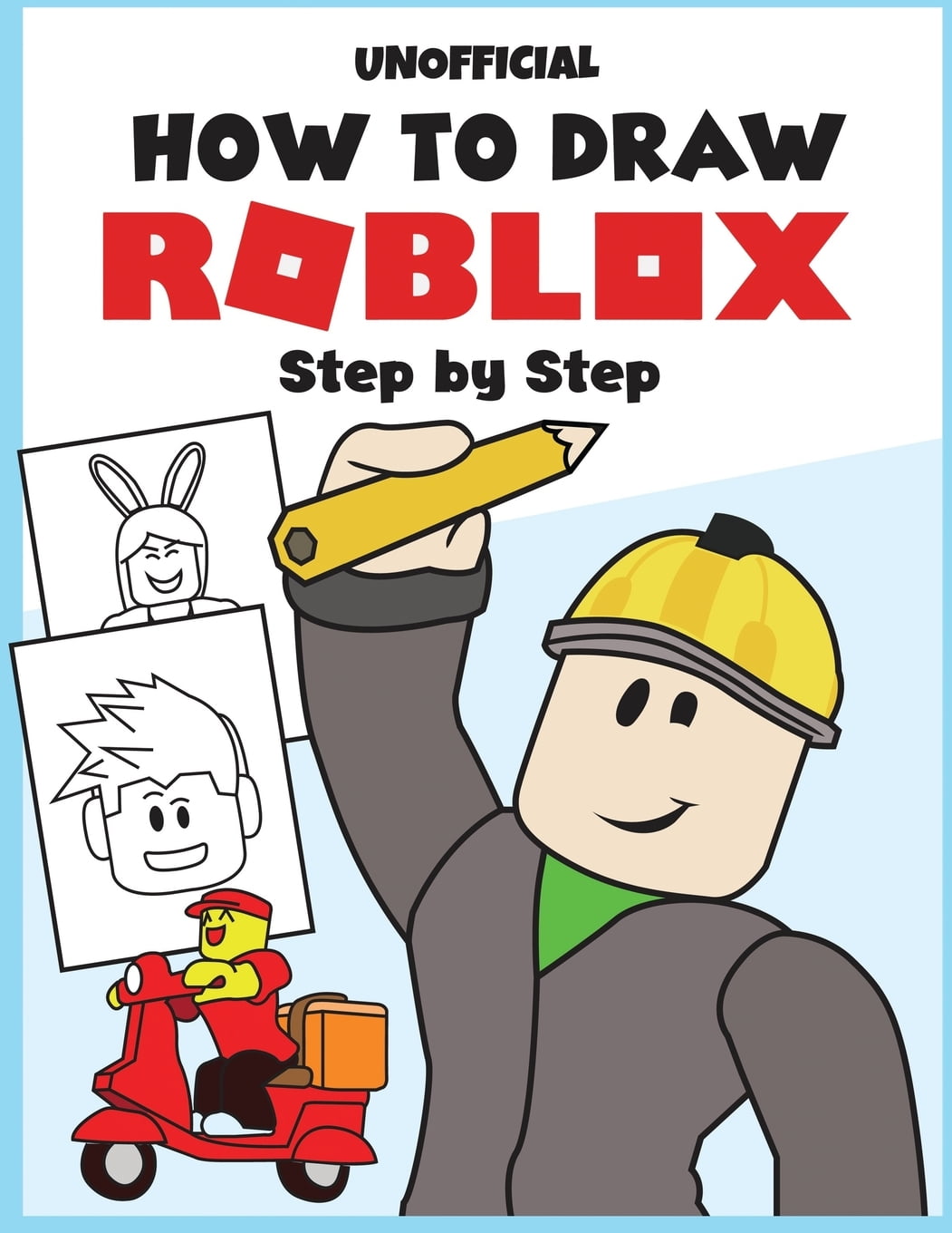 How to Draw a Roblox Noob easy - Drawing Step by Step 