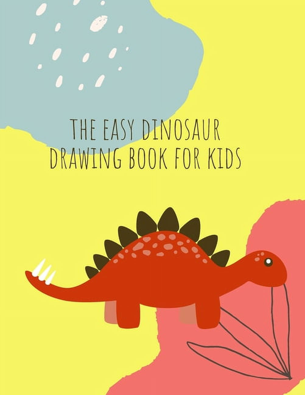 Dino Sketchbook for Kids ages 4-8 Blank Paper for Drawing.