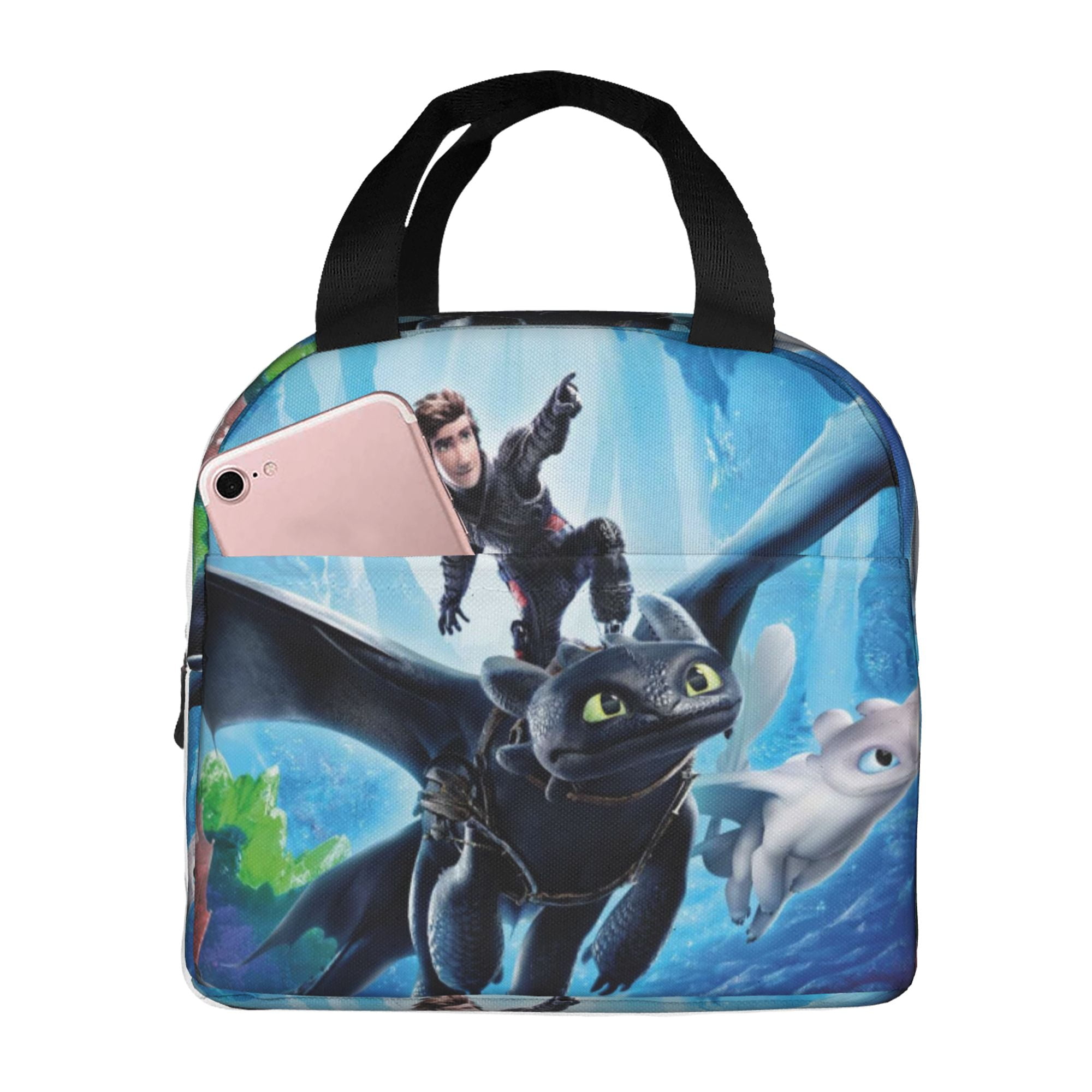 How to train your dragon Lunch Bag Tote Bag Insulated Lunch Box Picnic ...