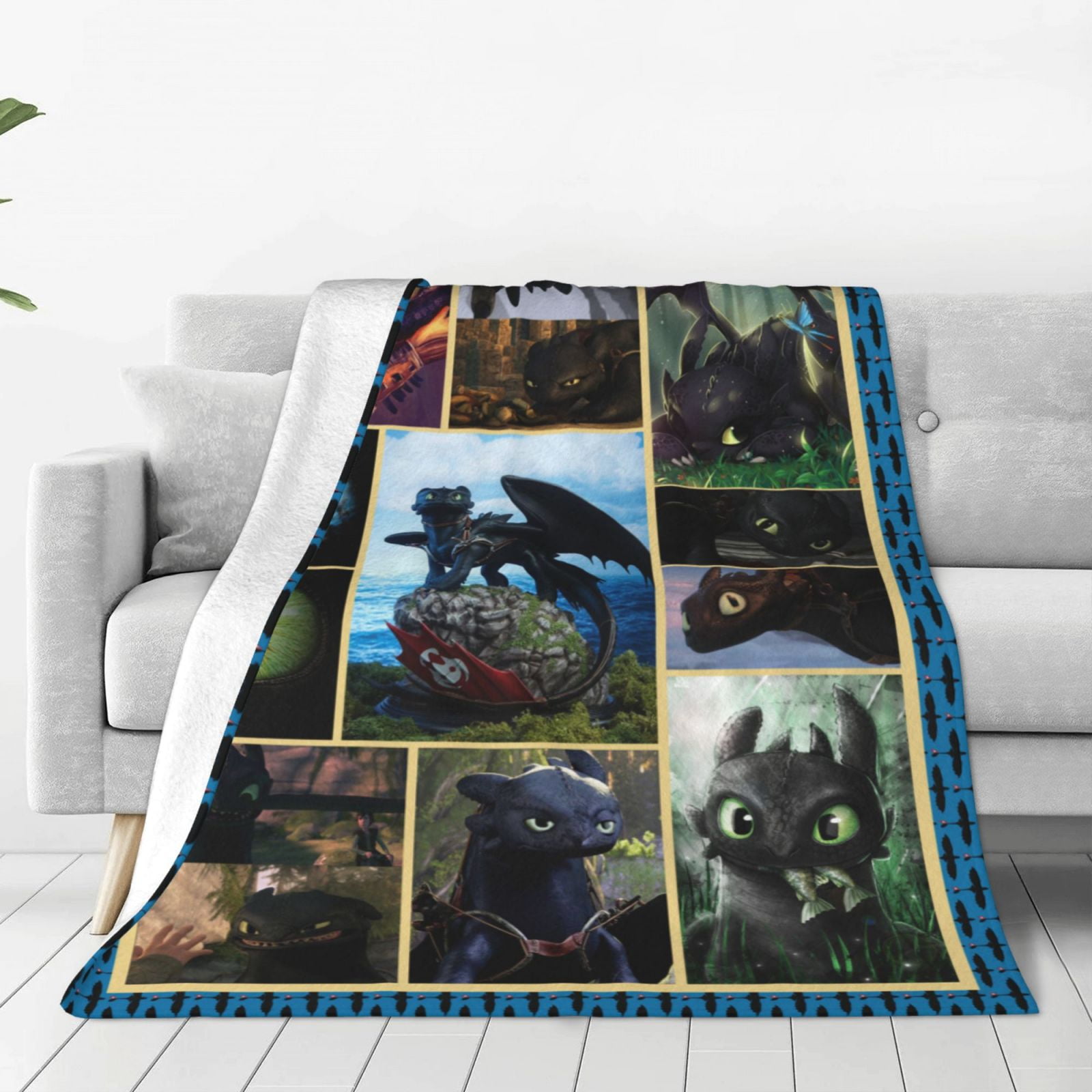 How to train your dragon UltraSoft Micro Fleece Blanket Throw All