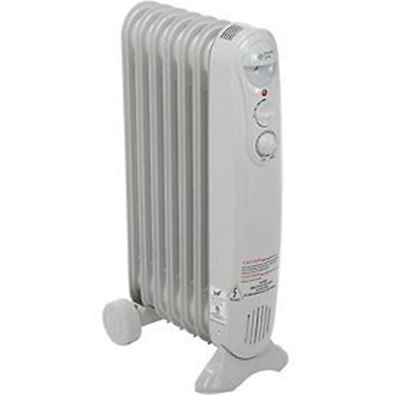 Howard Berger  Comfort Zone Value Sized Oil-Filled Radiator Heater - 1200, 700 & 500W - White