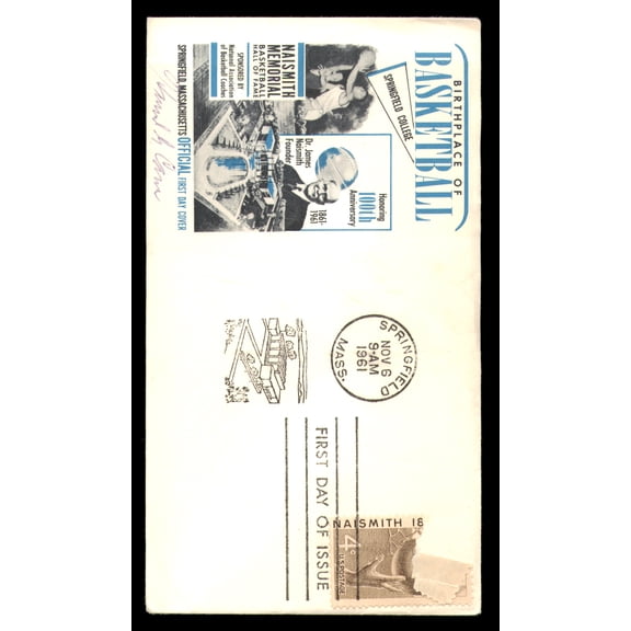 Howard Cann Autographed 1961 First Day Cover NYU Coach SKU #234877