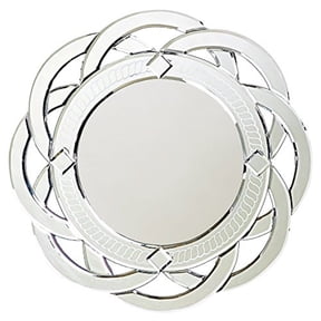 Howard Elliott 11008 Galaxy Round Contemporary Wall Vanity Mirror, 20-Inch
