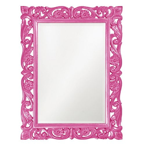 Howard Elliott 2113HP Chateau Hot Pink Mirror