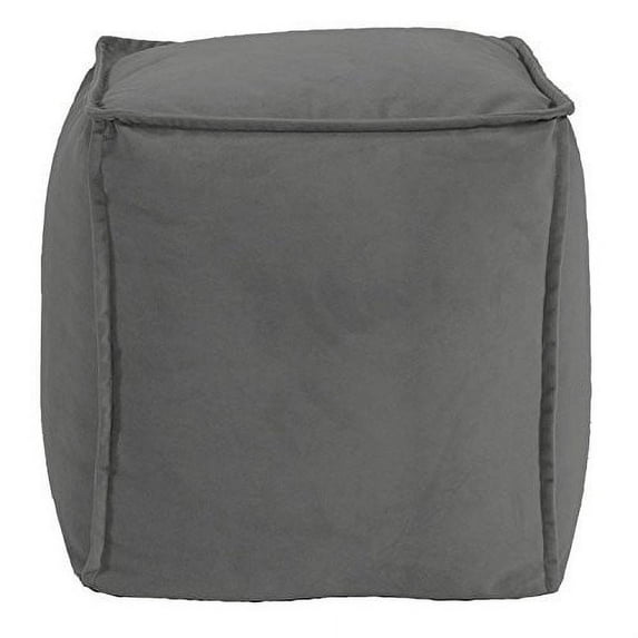 Howard Elliott Bella Pewter Square Pouf