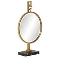 thumbnail image 1 of Medallion Gold Mirror, 1 of 2