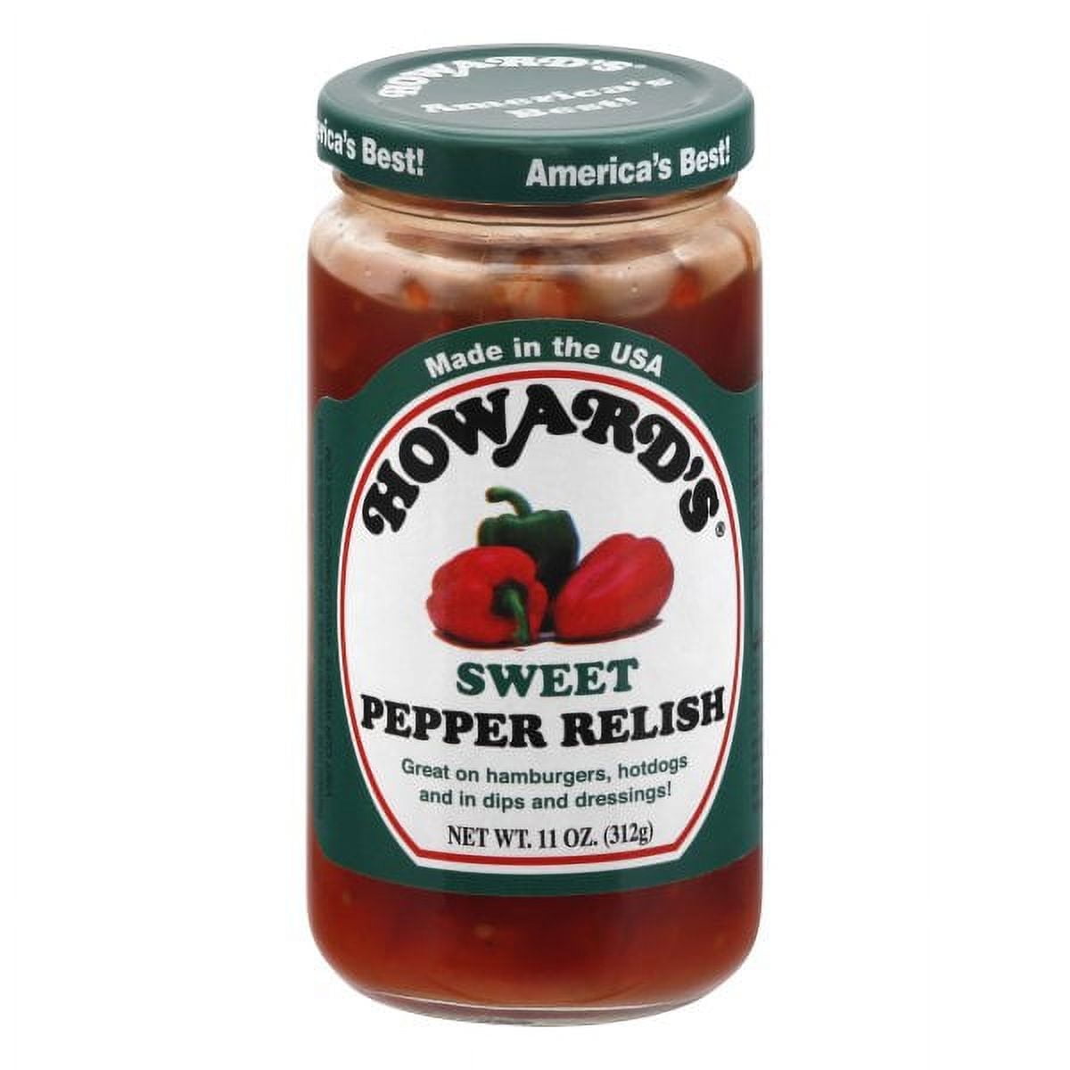Howard Foods Howards Sweet Pepper Relish, 11 oz Jar