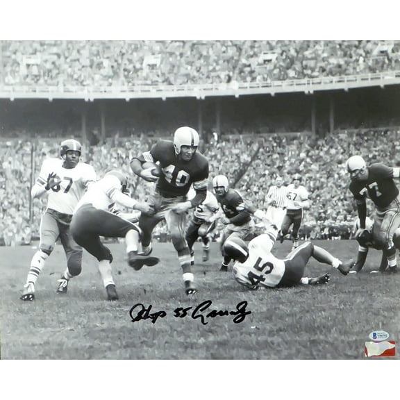 Howard "Hopalong" Cassady Autographed 16x20 Photo Ohio State Buckeyes In Black Beckett BAS 179076