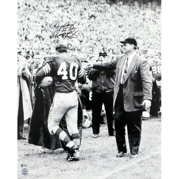 Howard "Hopalong" Cassidy Autographed 16x20 Photo Ohio State Buckeyes Beckett BAS #V06737