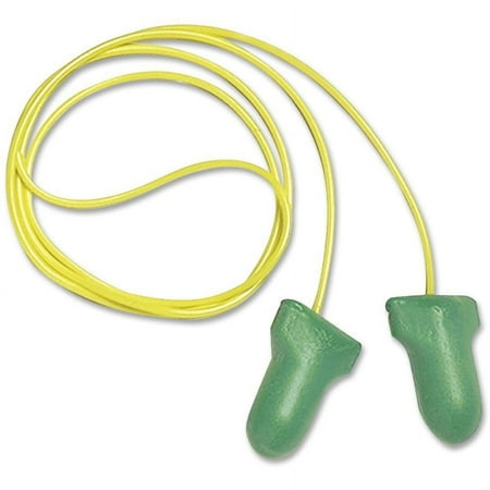 Howard Leight, HOWLPF30, Low Pressure Foam Ear Plugs, 100 / Box, Green,Yellow