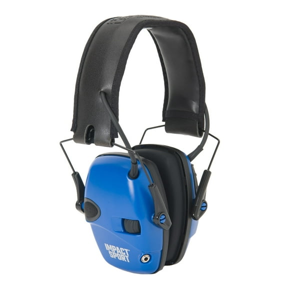 Howard Leight Impact Sport Sound Amplification Electronic Shooting Earmuff, Real Blue (R-02529SIOC)