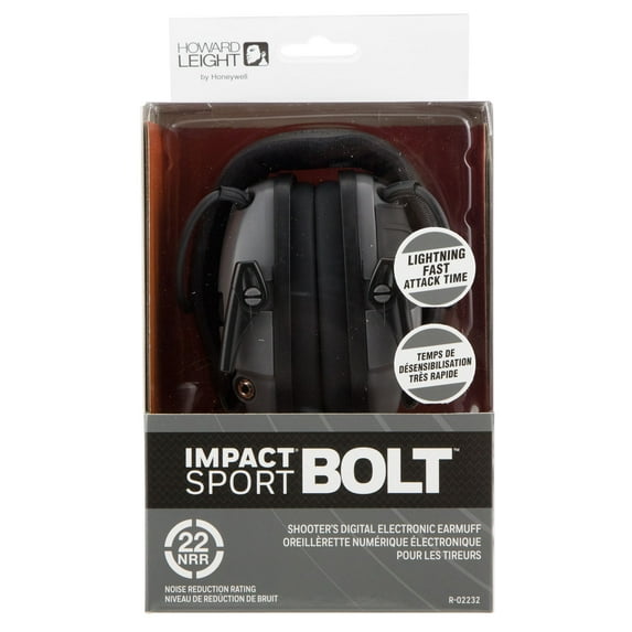 Howard Leight R02232 Impact Sport Earmuff 22 dB Gray