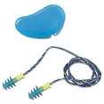 thumbnail image 1 of Fusion 27 dB Corded Multiple-Use Earplugs - Blue/White, Regular (100-Pair/Box), 1 of 4