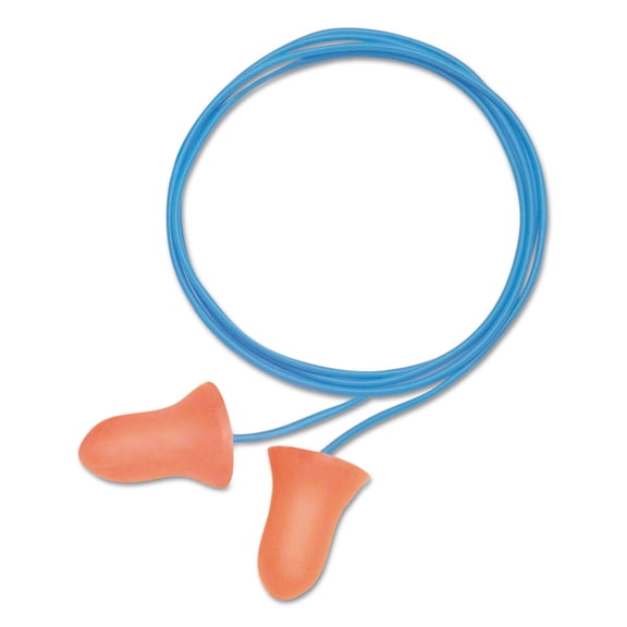 Howard Leight by Honeywell MAXIMUM Single-Use Earplugs, Coral, 100 Pairs