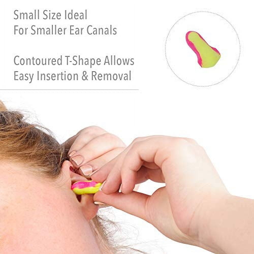 Howard Leight Laser Lite High Visibility Disposable Foam Earplugs, 100 Pairs, NRR 32