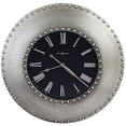 thumbnail image 1 of Howard Miller Bokaro Wall Clock 625-610  33 Oversized Black Antique Nickel Home Decor with Quartz Movement, 1 of 3