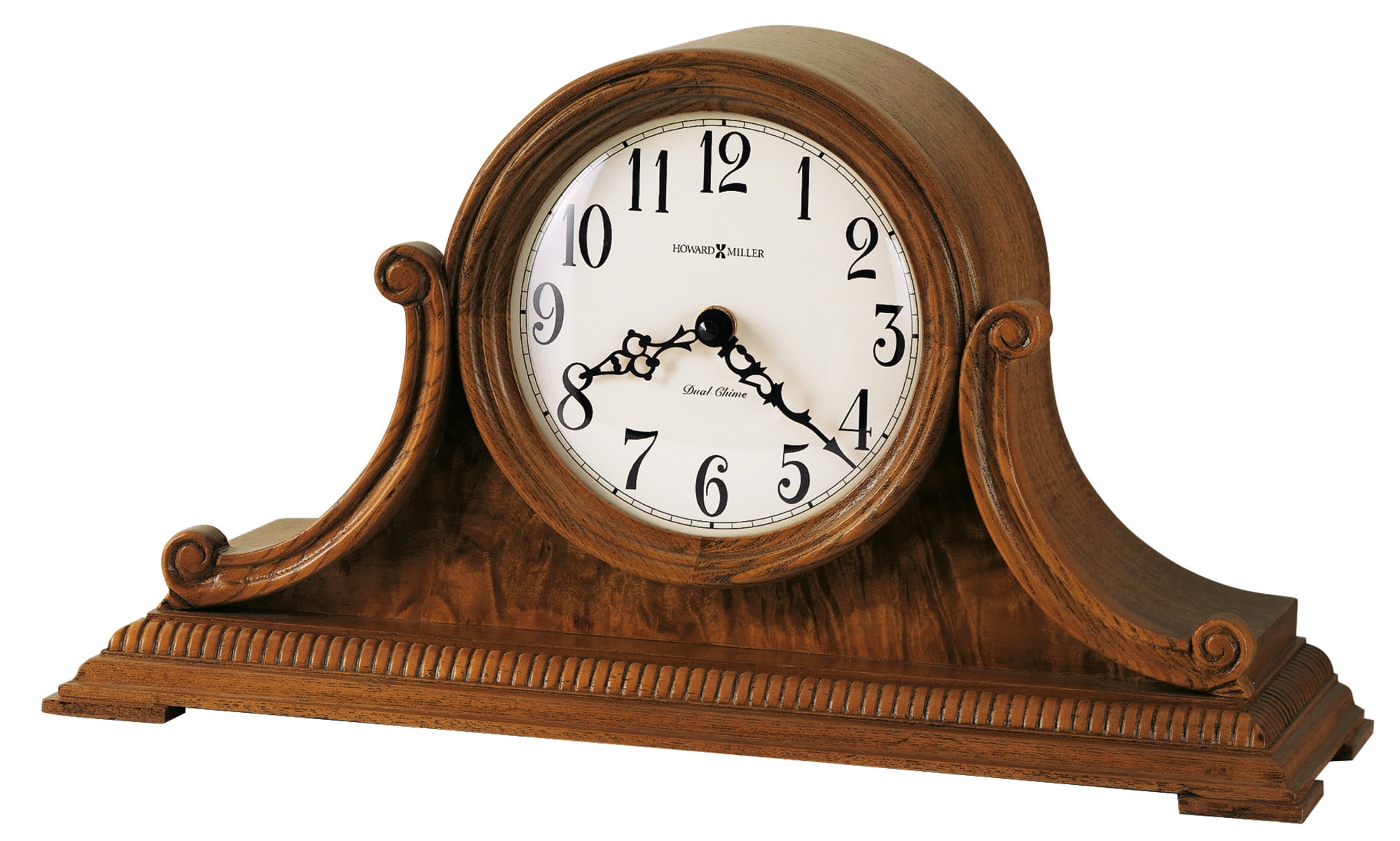 Howard Miller 635113 8-1/2" X 15-3/4" Anthony Hardwood Analog Table Top Clock - Yorkshire