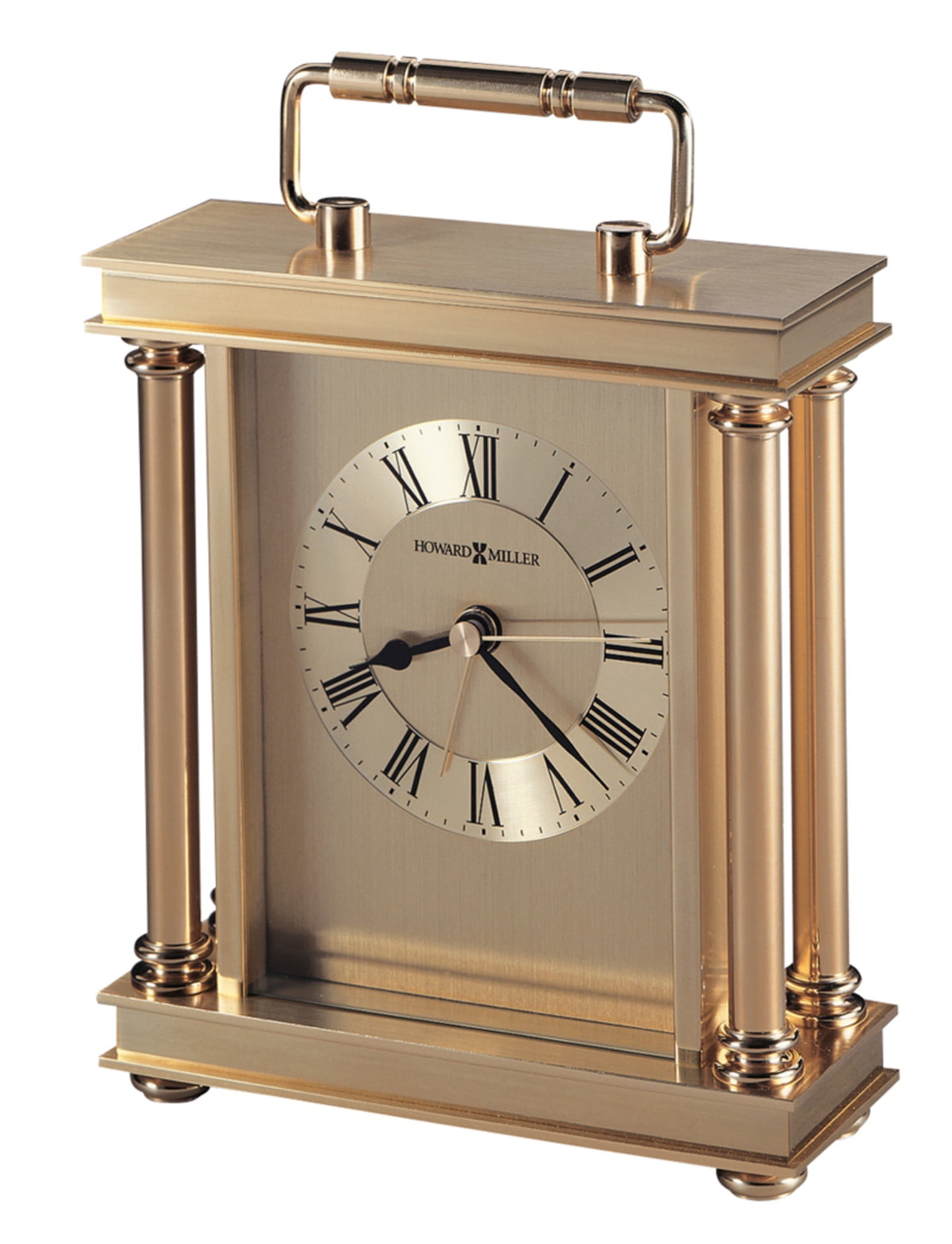 Howard Miller Audra Brushed Brass Quartz Alarm Clock #Q-GP5788