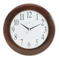 thumbnail image 1 of Howard Miller Corporate Wall Clock, 12-3/4", Cherry, 1 of 4