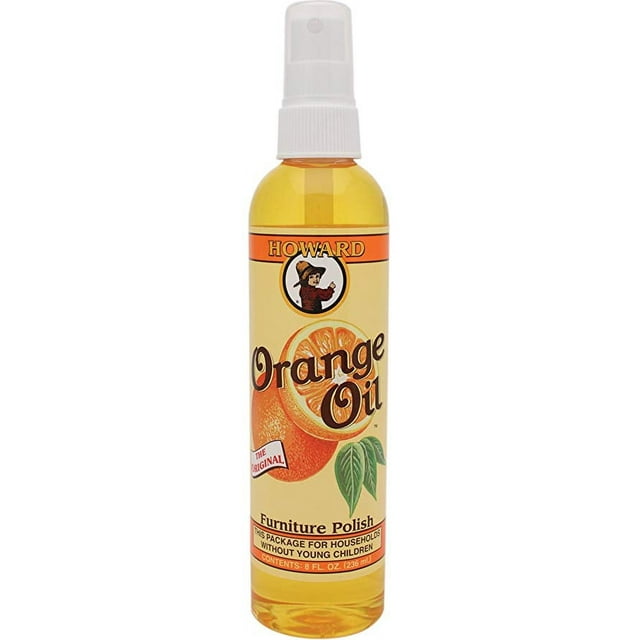 Howard OR0008 Orange Oil Wood Polish, 8Ounce