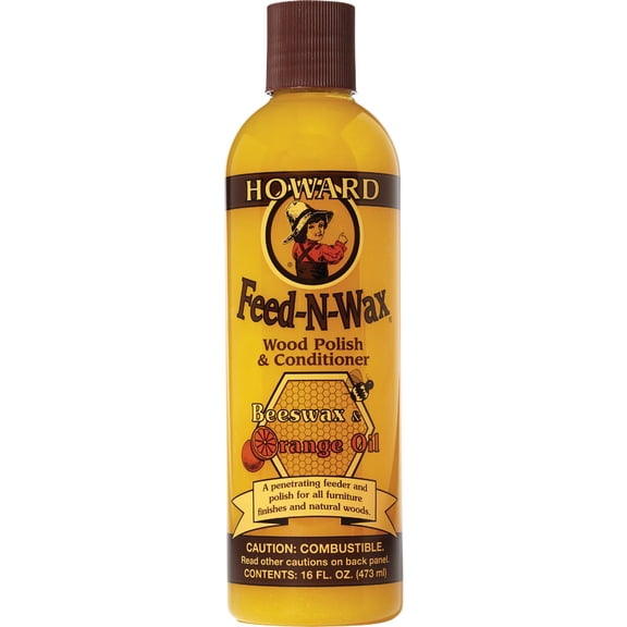 Howard Products Howard Feed-N-Wax Wood Polish & Conditioner - Pack of 2