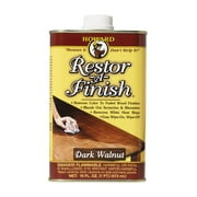 Howard Restor-A-Finish Semi-Transparent Dark Walnut Oil-Based Wood Restorer 1 pt