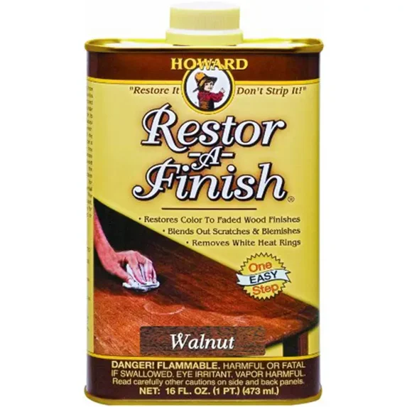 pt Howard Products RF4016 Walnut Restor-A-Finish One-Step Refinisher