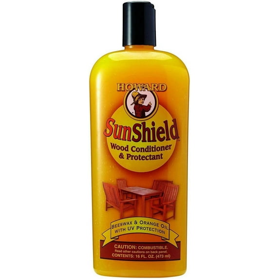 Howard Products Sunshield Wood Conditioner and Protectant - Liquid - 16 oz