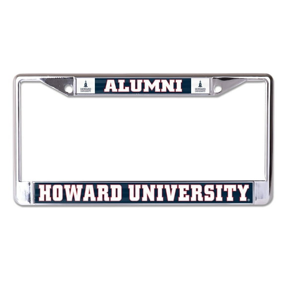 Howard University Alumni Glossy Print Chrome Frame