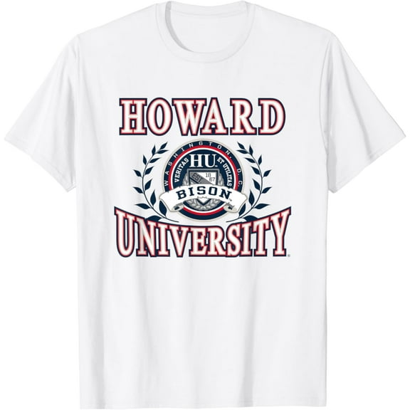 Howard University Bison Laurels Logo Officially Licensed T-Shirt
