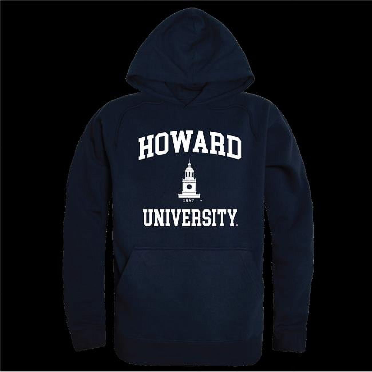 Howard University Bisons Seal Hoodie, Navy - Small - Walmart.com