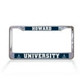 thumbnail image 1 of Howard University Chrome License Plate Frame, 1 of 2