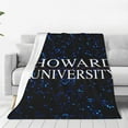 thumbnail image 1 of Howard University Fleece Blanket, Very Soft Microfiber Flannel Blanket for Couch Warm and Cozy for All Seasons, 1 of 6