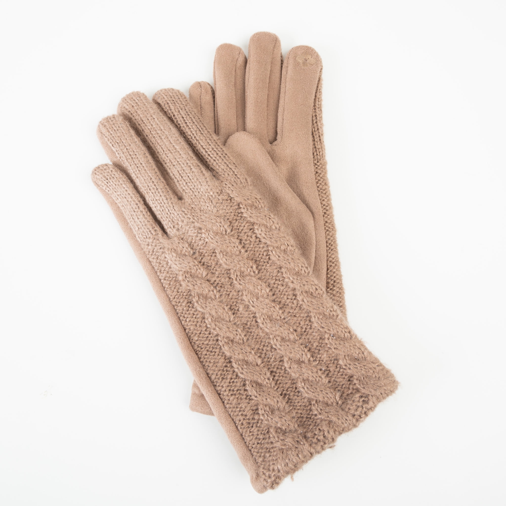 Howard's Everly Cable Knit Soft Touchscreen Texting Gloves for Women