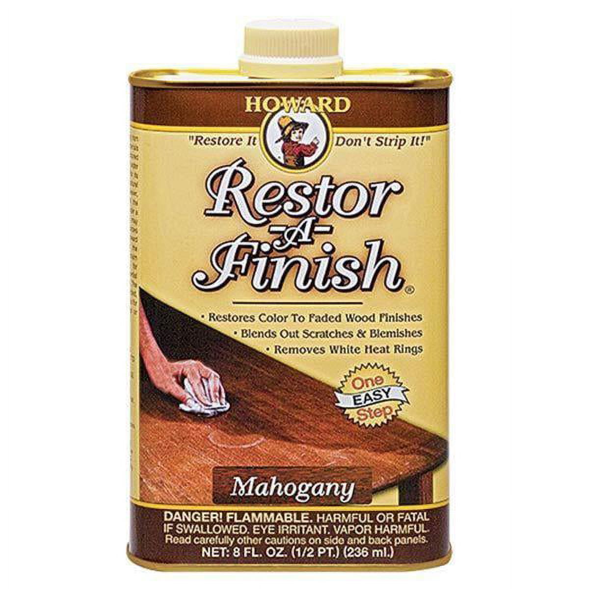Howard's Restore-A-Finish, Mahogany, 8oz - Walmart.com