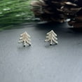 thumbnail image 1 of Howard's Stud Bud Tree Silver Stud Earrings for Women, 1 of 4