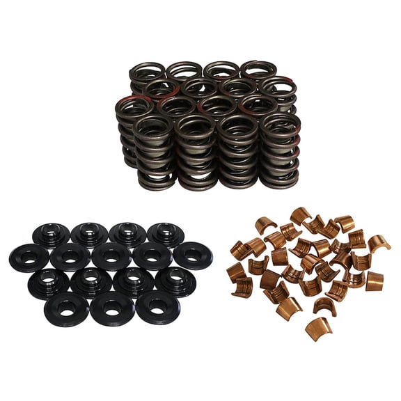Howards Cams 98636-K32 Stock Dual Valve Spring & Retainer Kit Rate: 348 lbs 1.12