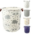 thumbnail image 1 of Howarmer Collapsible Laundry Basket with Handle, Gray, 1 of 7