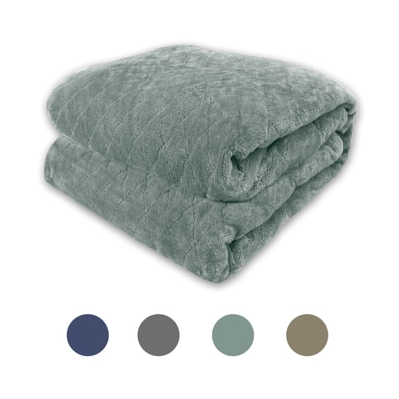 Howarmer Grass Green Throw Blanket, Throw Size Bed Throws for Sofa, Soft Warm Couch Bed Blanket, 50" x 60"