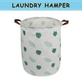 thumbnail image 1 of Howarmer Large Canvas Laundry Hamper, Leaf Feather, 1 of 7